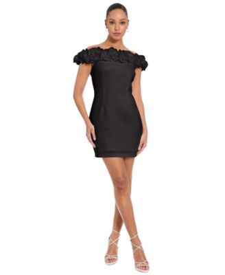 Women’s Off-The-Shoulder Stretch Sheath Dress