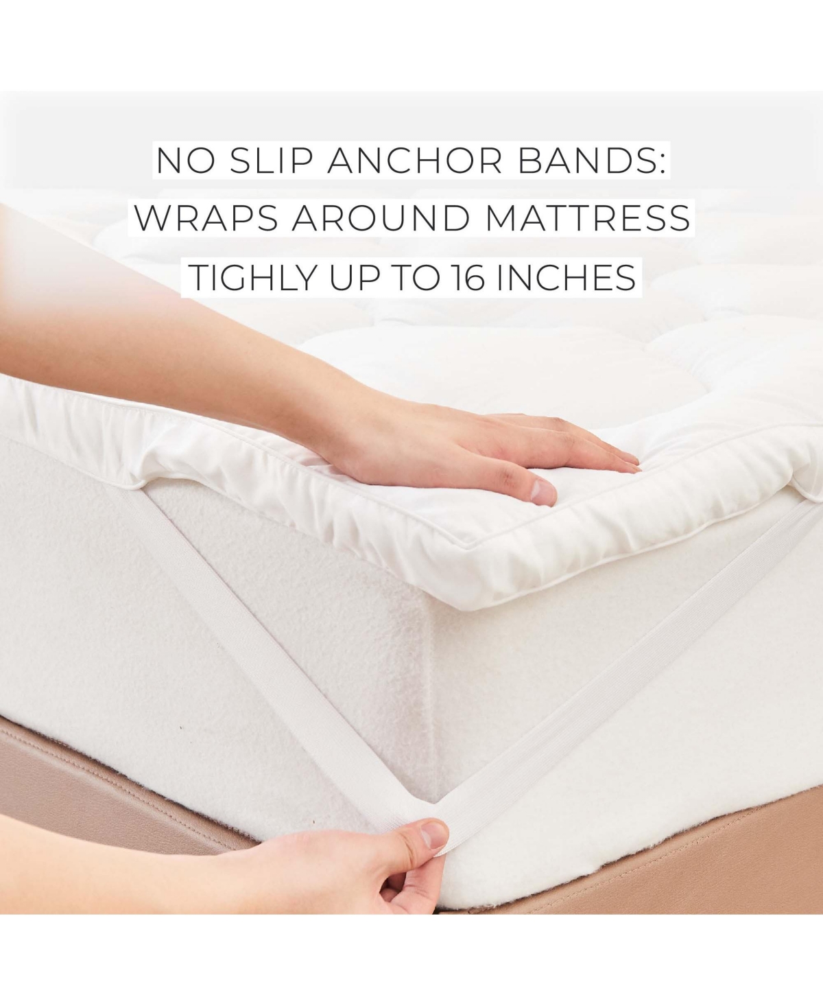 Linery & Co. 2 Inch Fiber Bed Down Alternative Mattress Pad