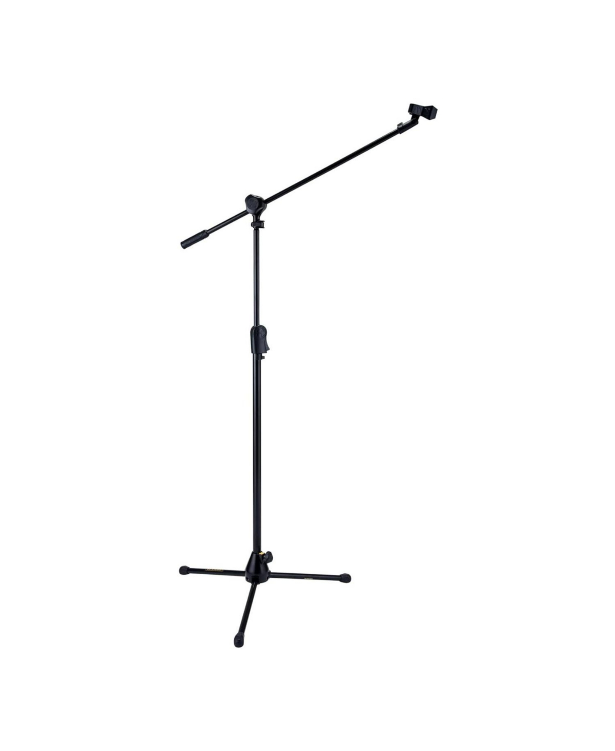 Hercules Stands Ez Clutch Tripod Base Black Microphone Stand with 2 In 1 Boom  Black