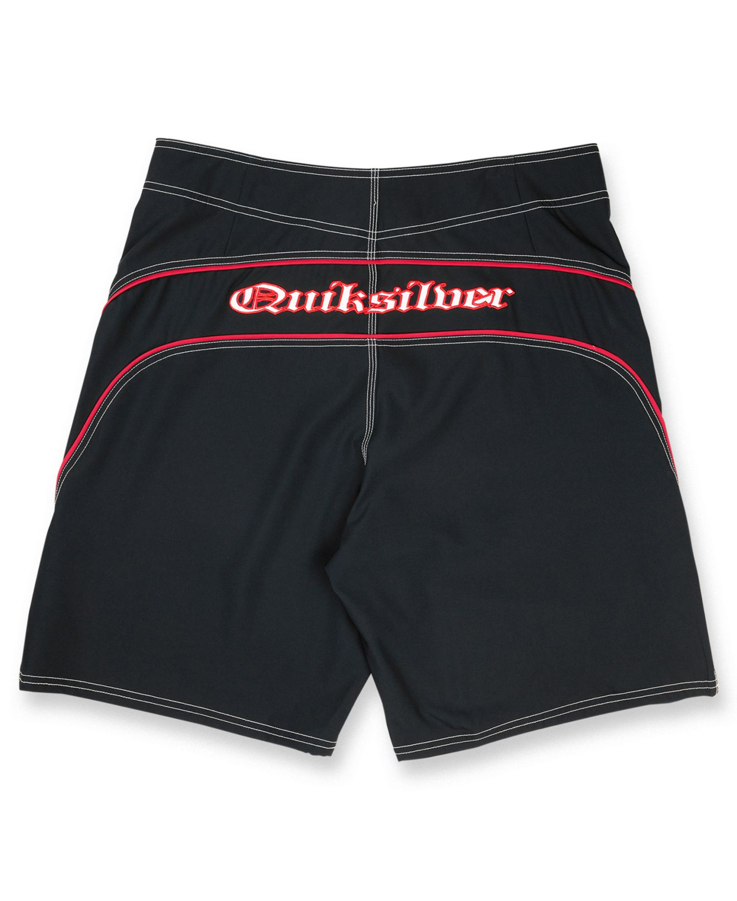 Пляжные шорты Straight-Fit для мужчин, стрейч — Quiksilver, цвет: Чёрный — фото 5