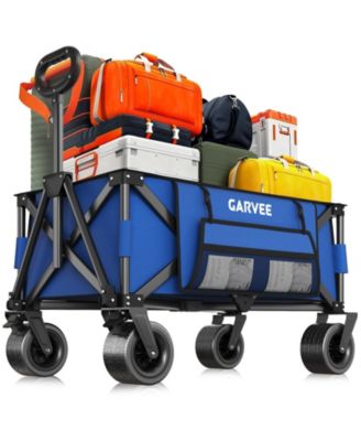 460LBS Weight Capacity Foldable Wagon Carts for Outdoor Storage, Groceries, Shopping, Camping, Sports