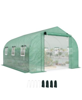 Walk-in Tunnel house with Shelves, Plant Hot House,