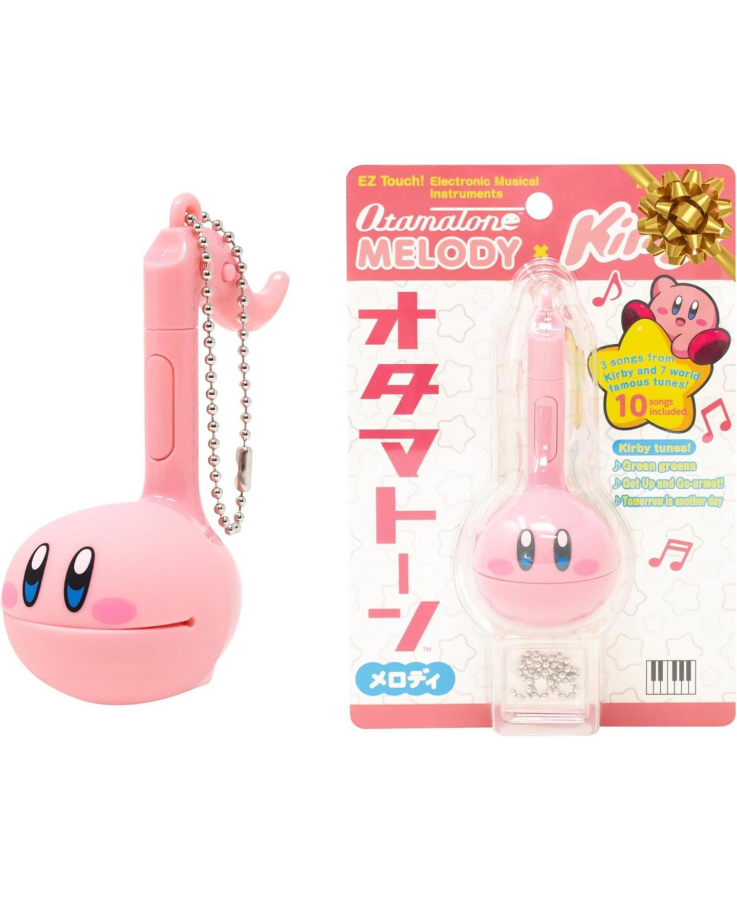 Детские игрушки Otamatone Melody Series Sanrio Japanese Electronic Mini Size Musical Toy Portable 11 Pre-Programmed Songs, цвет: Kirby — фото 1