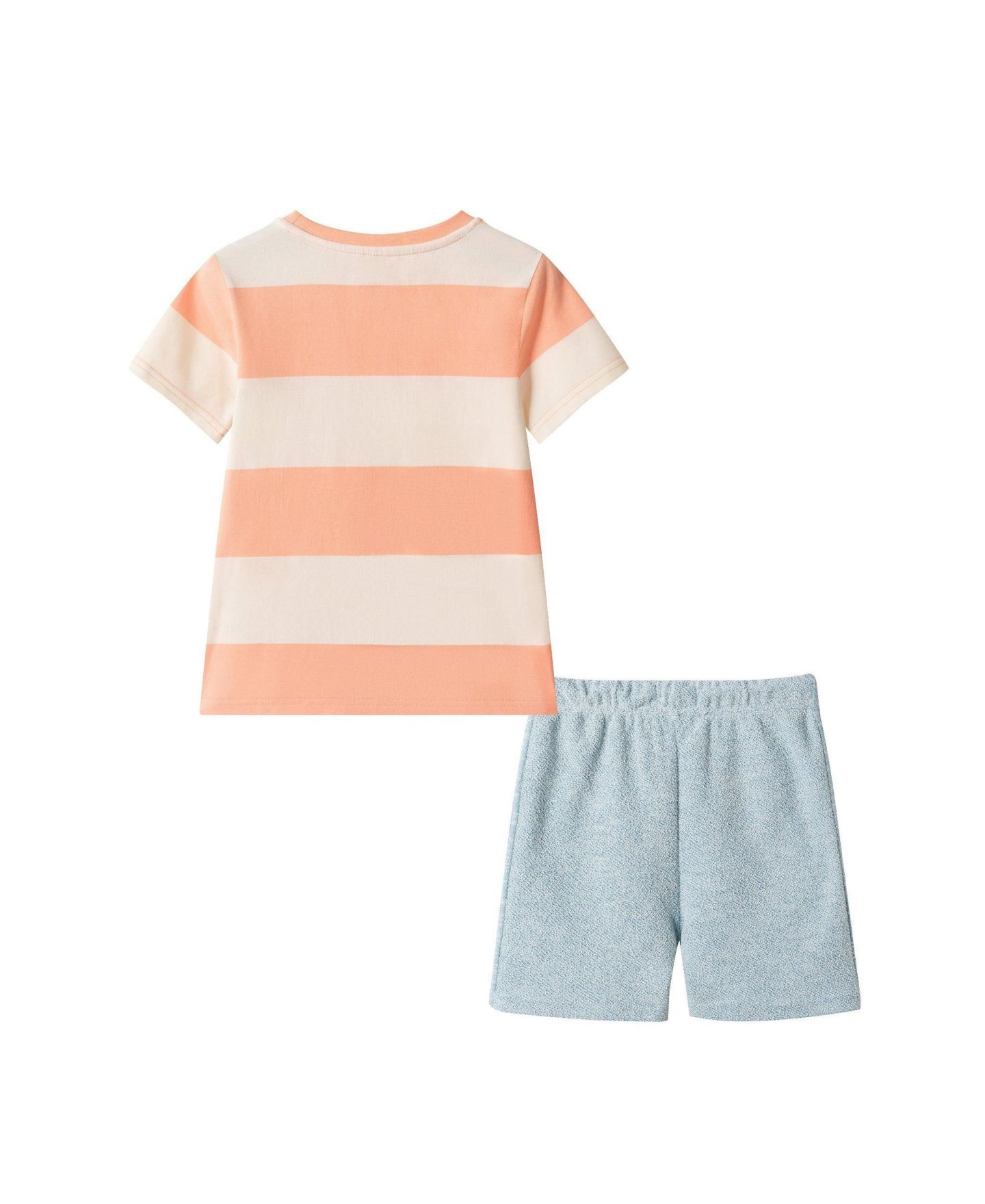Футболки Andy & Evan /Child Striped Crab Graphic Pocket Tee Set для мальчиков-малышей, цвет: Оранжевый — фото 2