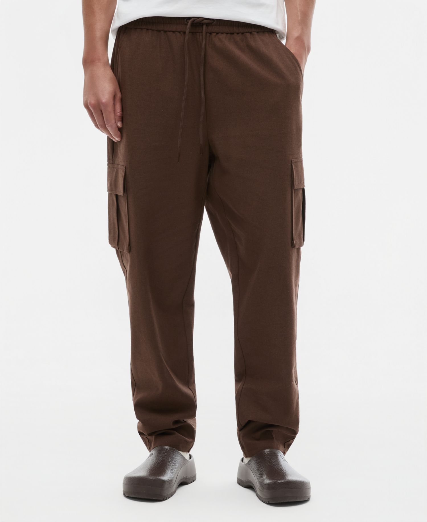 Men's Relaxed-Fit Utility Cargo-Pocket Pants