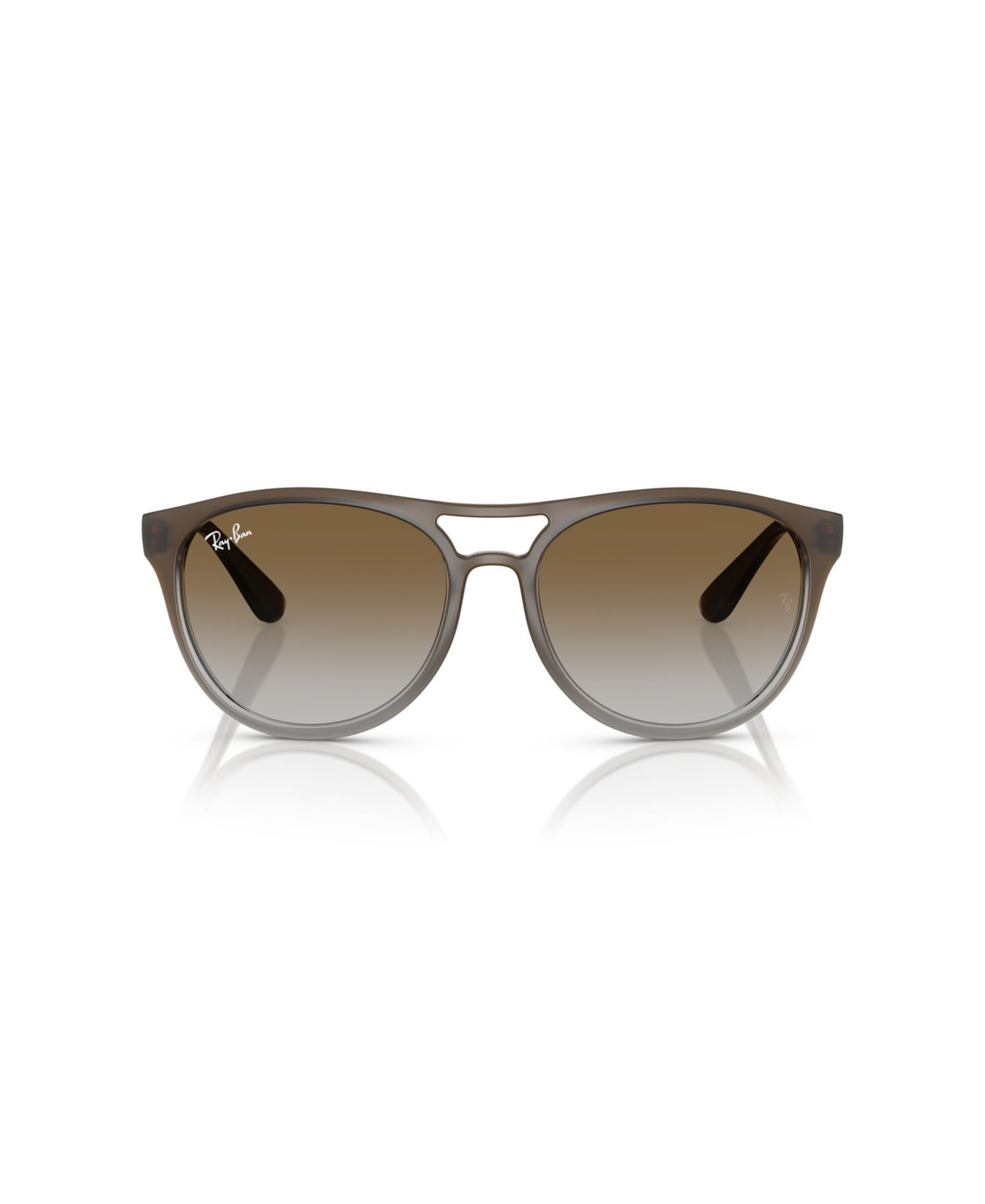 Мужские солнцезащитные очки Ray-Ban Pilot Sunglasses, Brad RB4170, цвет: Коричневый серый — фото 2