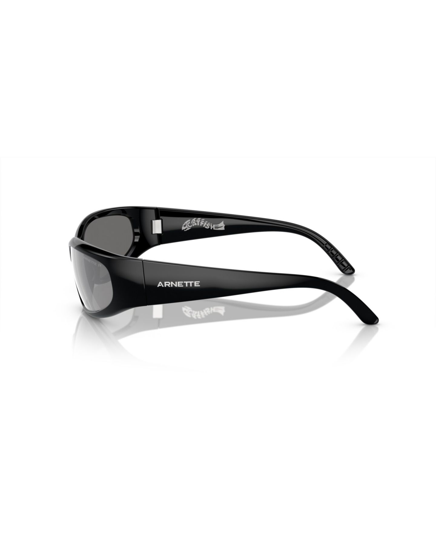 Мужские солнцезащитные очки Arnette Polarized Catfish Sunglasses, AN4302, цвет: Чёрный — фото 3