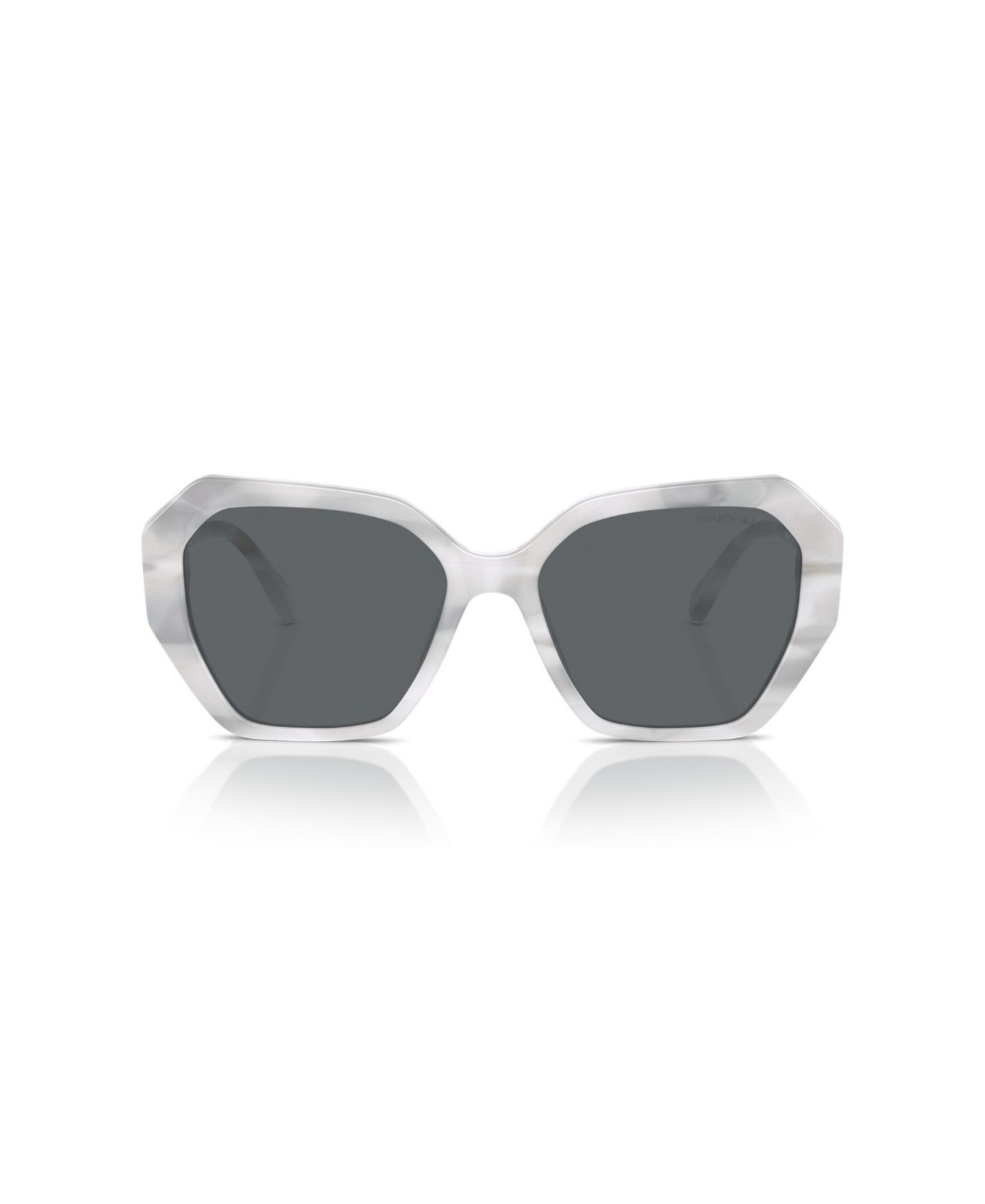 Женские солнцезащитные очки Swarovski Geometric Sunglasses, SK6017, цвет: Белый — фото 2