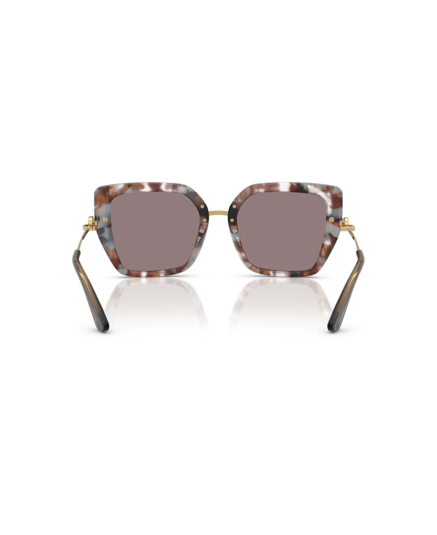 Женские солнцезащитные очки Dolce&Gabbana Butterfly Sunglasses, DG4474, цвет: Гавана серый — фото 4