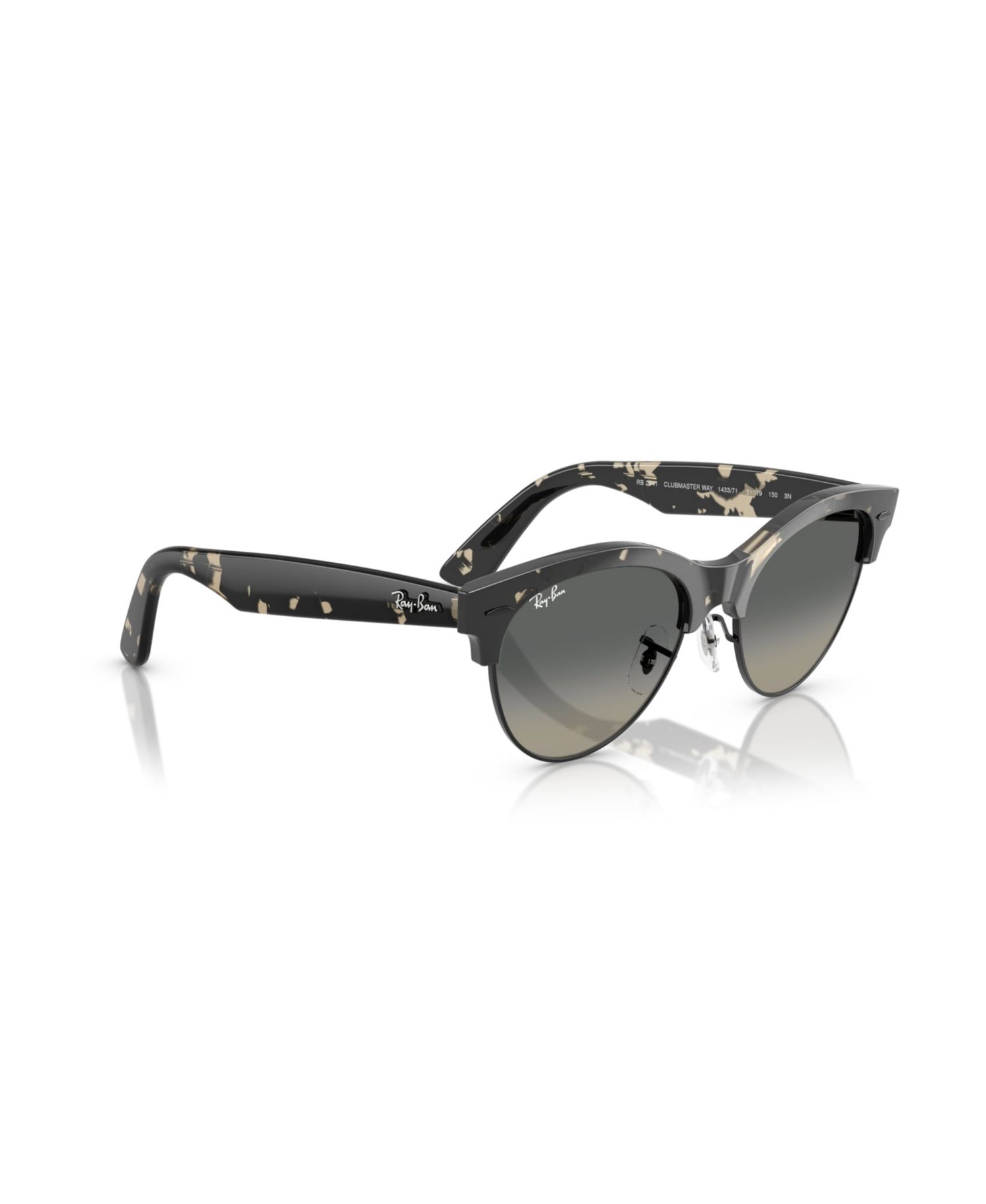 Unisex Clubmaster Way Square Sunglasses,RB2341