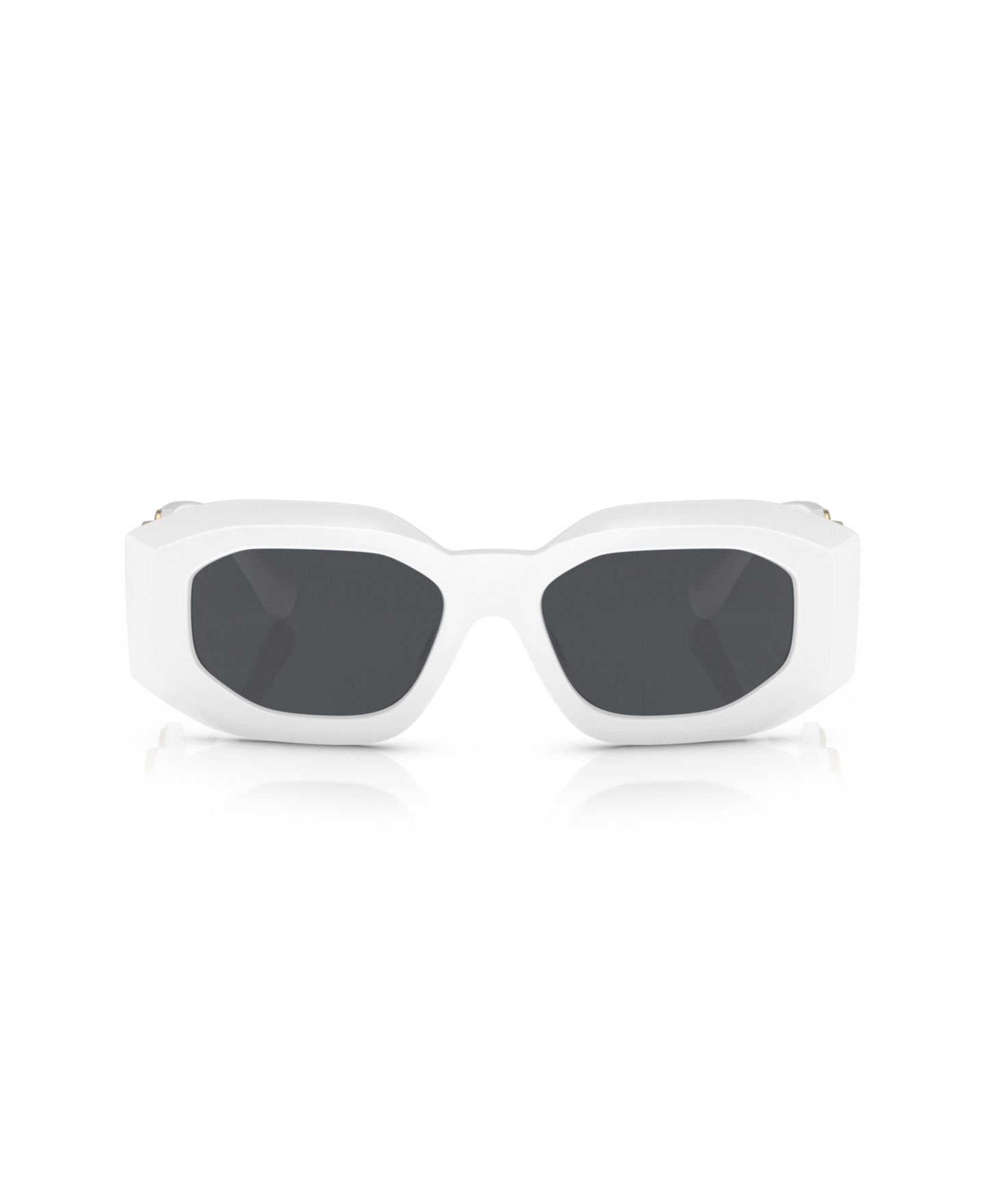 Мужские солнцезащитные очки Versace Geometric Sunglasses, VE4425U, цвет: Белый — фото 2