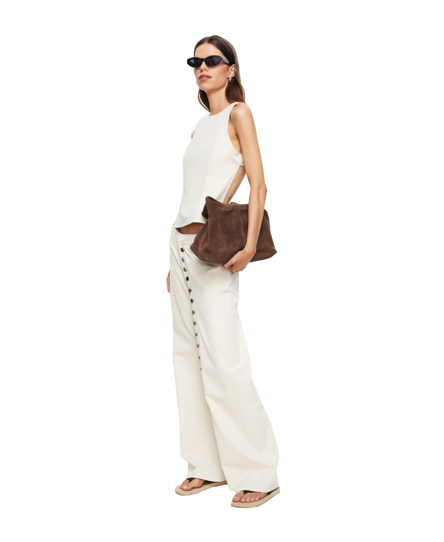 Women's Button-Front Penny Pants