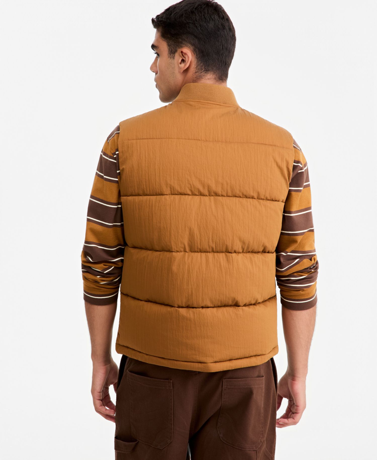 Men's Relaxed-Fit Utility Puffer Vest