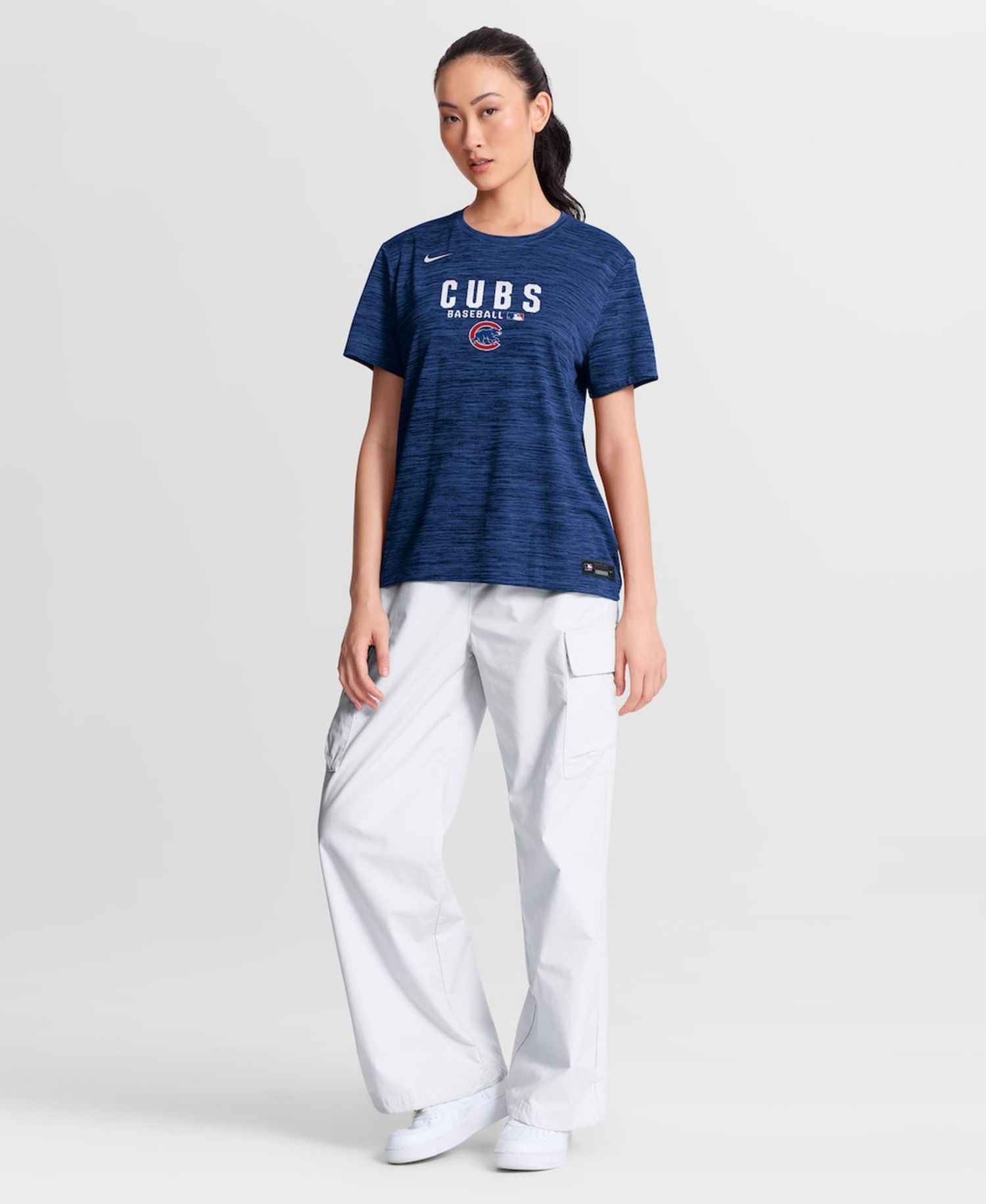 Women's Royal Chicago Cubs Authentic Collection Velocity Dri-FIT T-Shirt