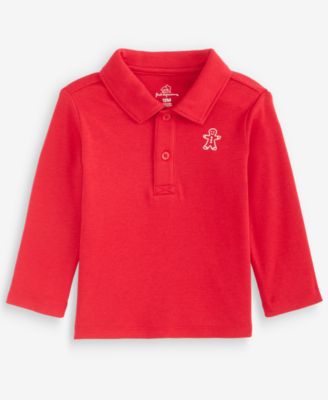 Toddler Boys' Mix & Match Gingerbread Polo