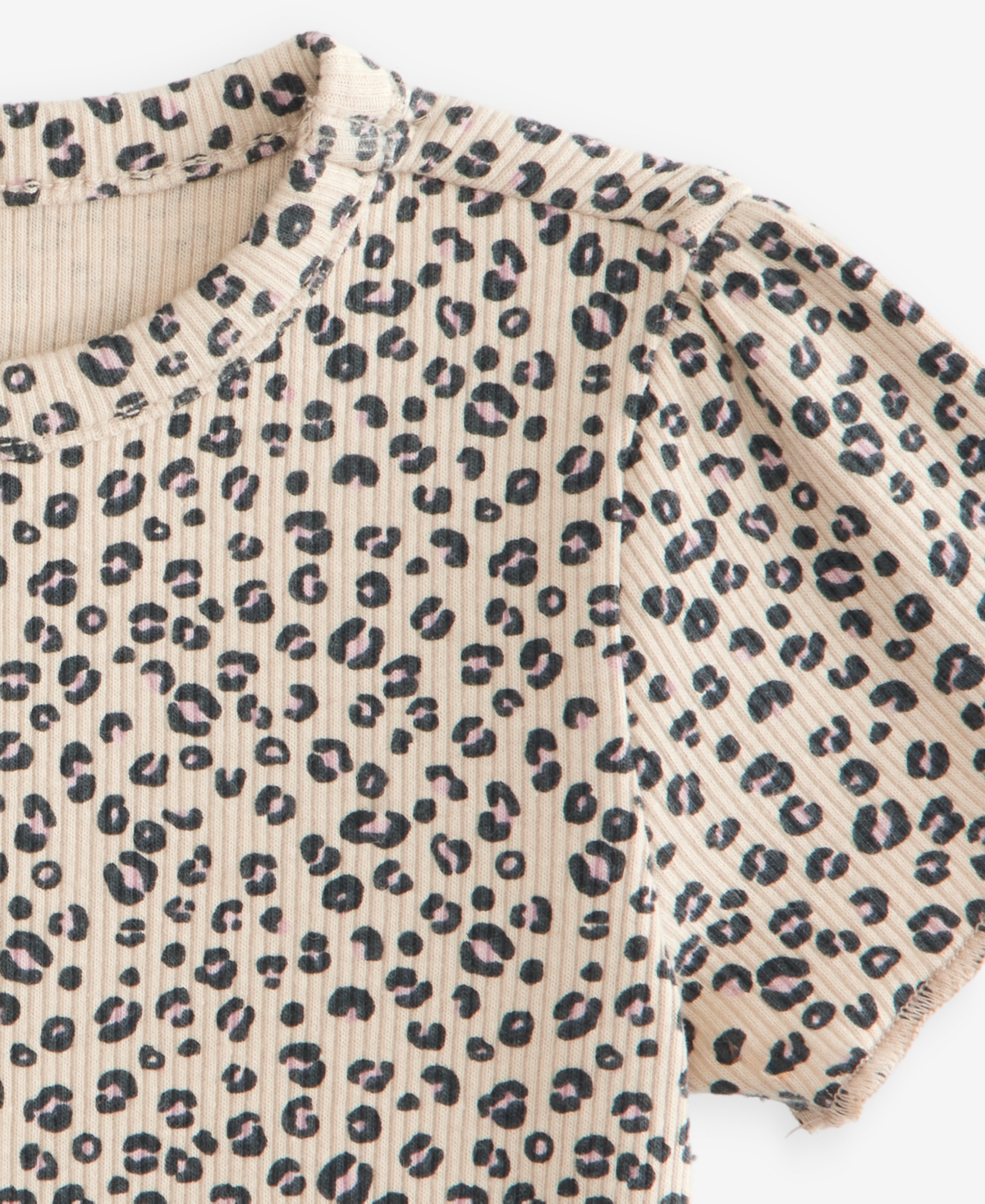 First Impressions Baby Girls' 3M-24M Mix & Match Short-Sleeve Leopard-Print Peplum Top, Macy's Exclusive