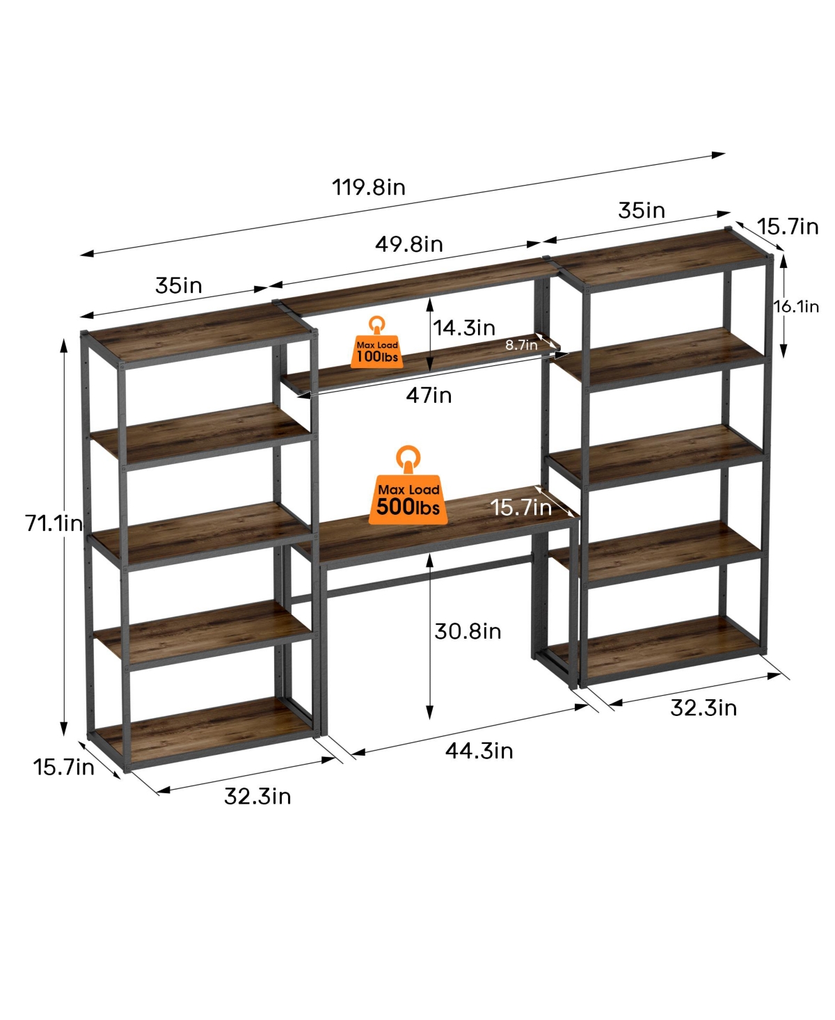 Heavy-Duty Garage Storage and Workstation System
