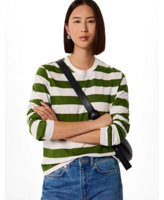 Women's Relaxed Stripe Long Sleeve Tee