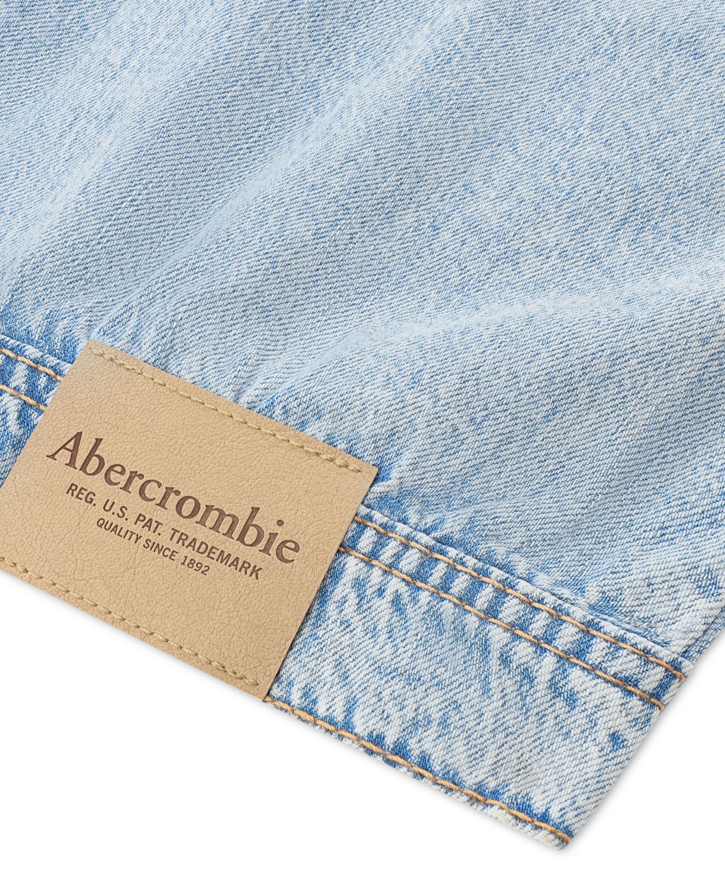 Куртка abercrombie kids Hooded Denim Jacket для мальчиков-малышей, цвет: Синий — фото 4