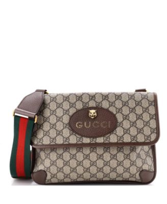Medium Neo Vintage Flap Messenger GG Coated Canvas