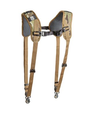 Double Camera Harness, Multi-Terrain Camo