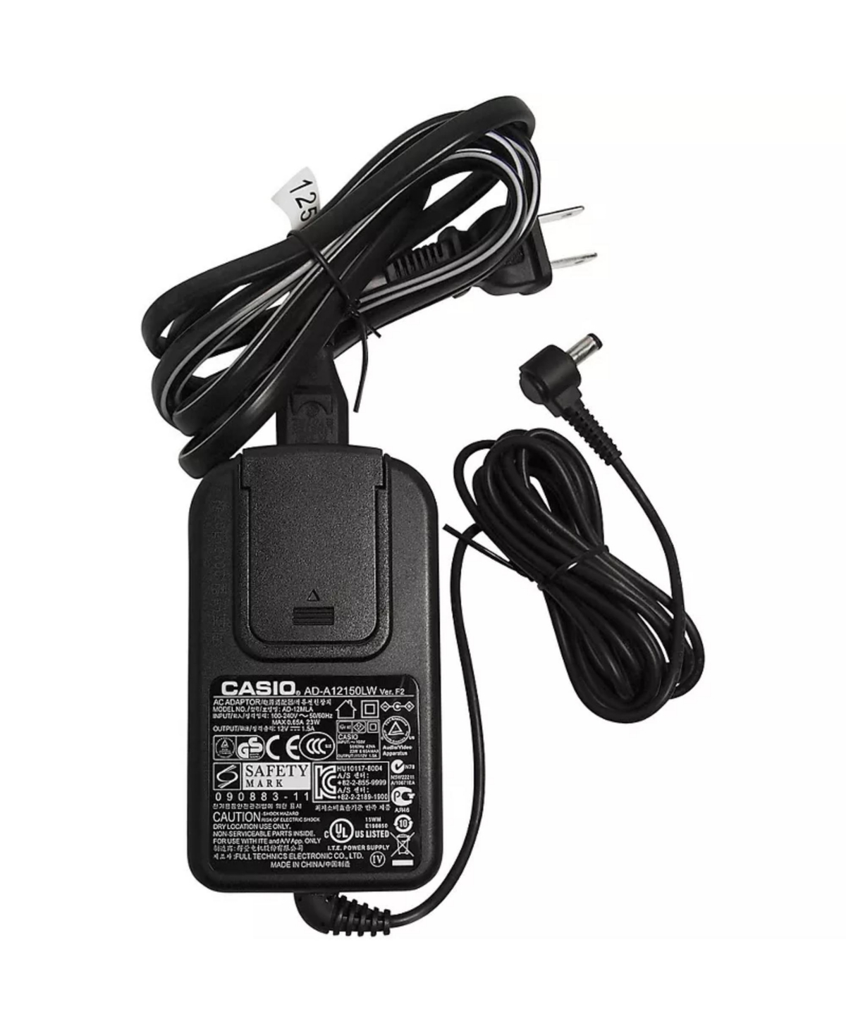 Casio ADA12150 12V Power Adapter For Casio Products
