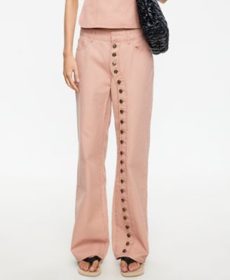 Women's Button-Front Penny Pants