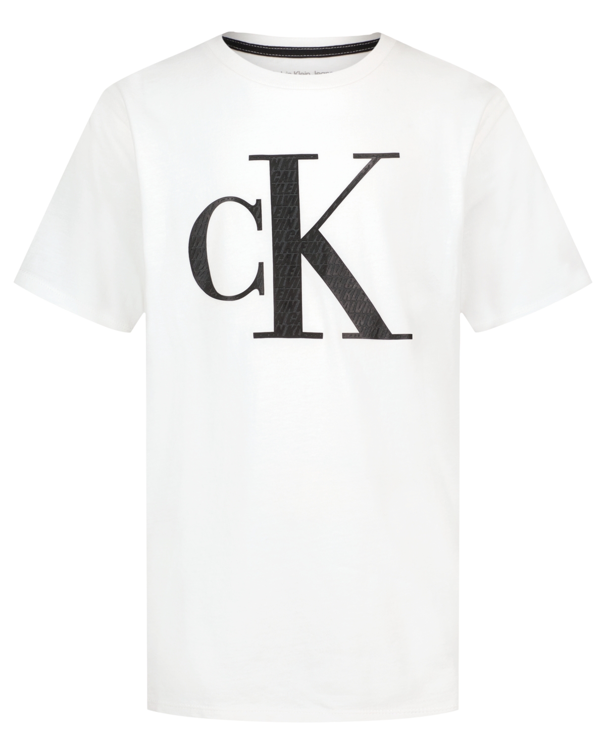 Calvin Klein Boys' 8-20 Short-Sleeve T-Shirt - White