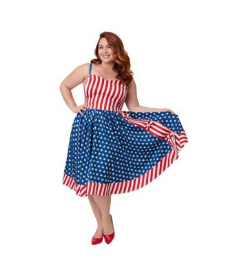 Plus Size 1960s Rye Swing Skirt