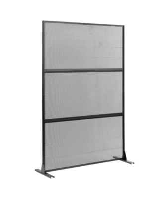 Metal Privacy Screen with Expansion Bolts and Connection Screws for Indoor Outdoor Use