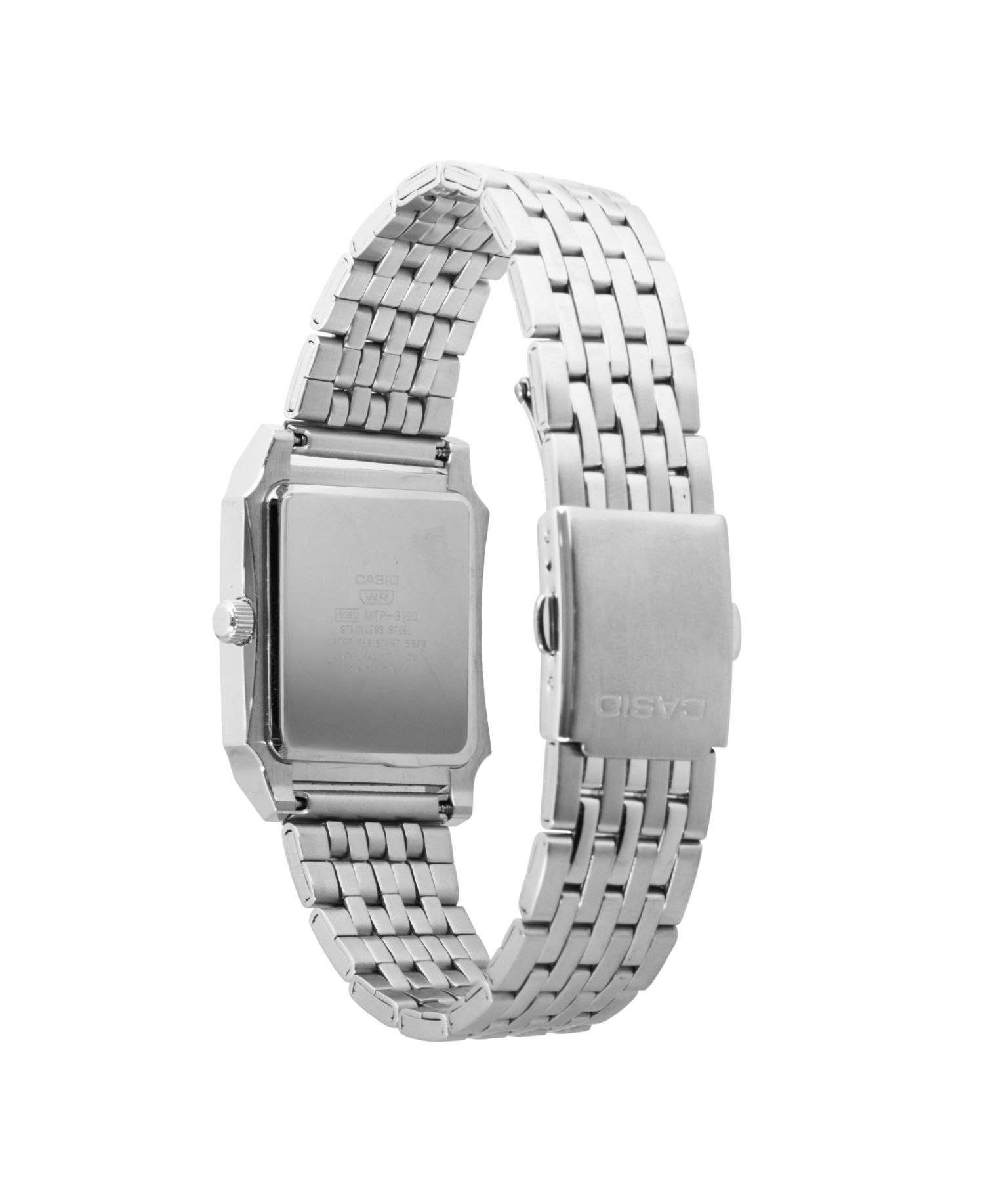Unisex Japanese Quartz Analog Silver-Tone Stainless Steel Watch 31.5mm