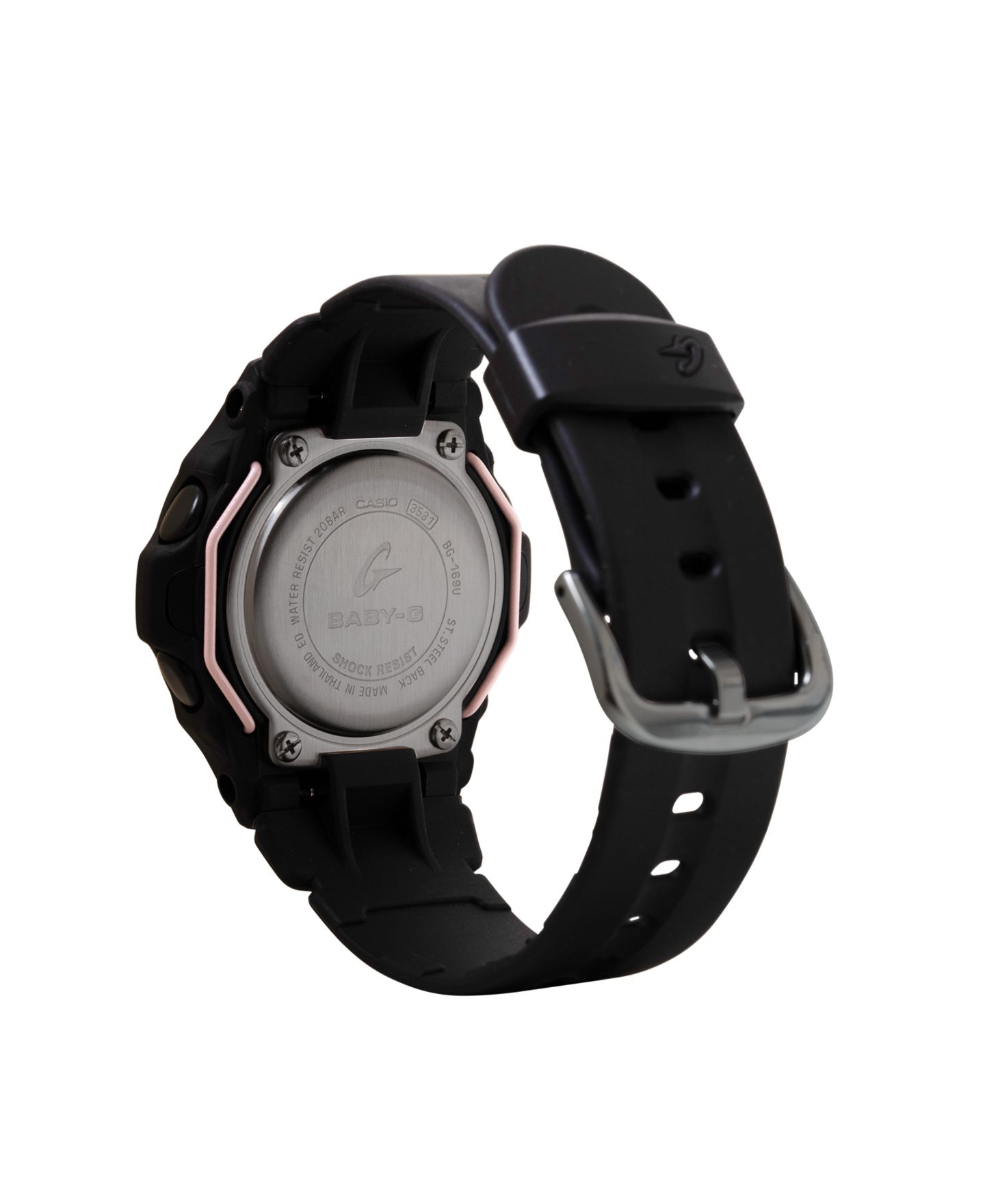 Часы G-Shock Unisex Japanese Quartz Black Resin Watch 42.6mm — фото 2