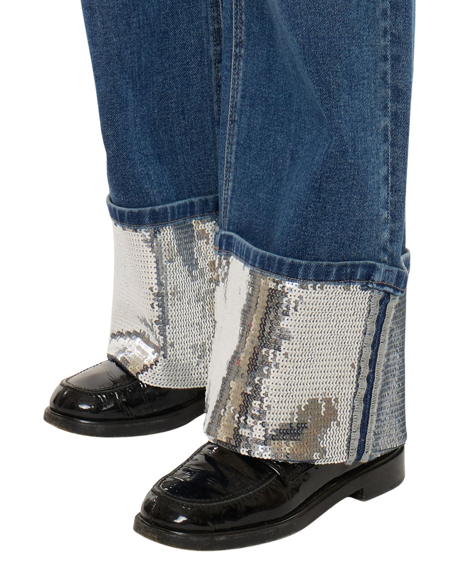Women's USA Juniors' Mid-Rise Wide-Leg Jeans