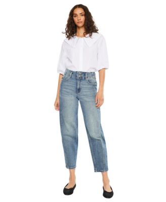 Women's USA Juniors' Jane Ultra High-Rise Slim Barrel Jeans