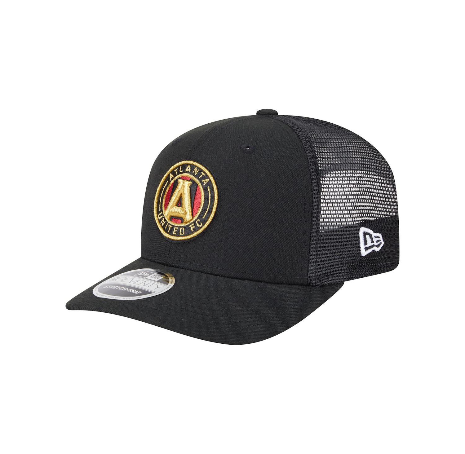 Men's Black Atlanta United FC Jersey Hook 9SEVENTY Adjustable Hat