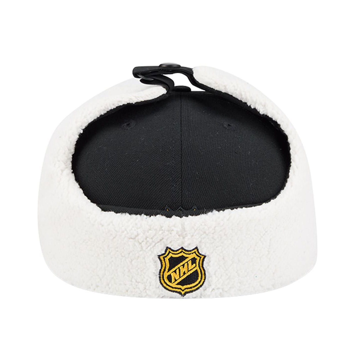Мужская кепка New Era Black Boston Bruins Injection Dog Ear Classic Fitted Hat — фото 4
