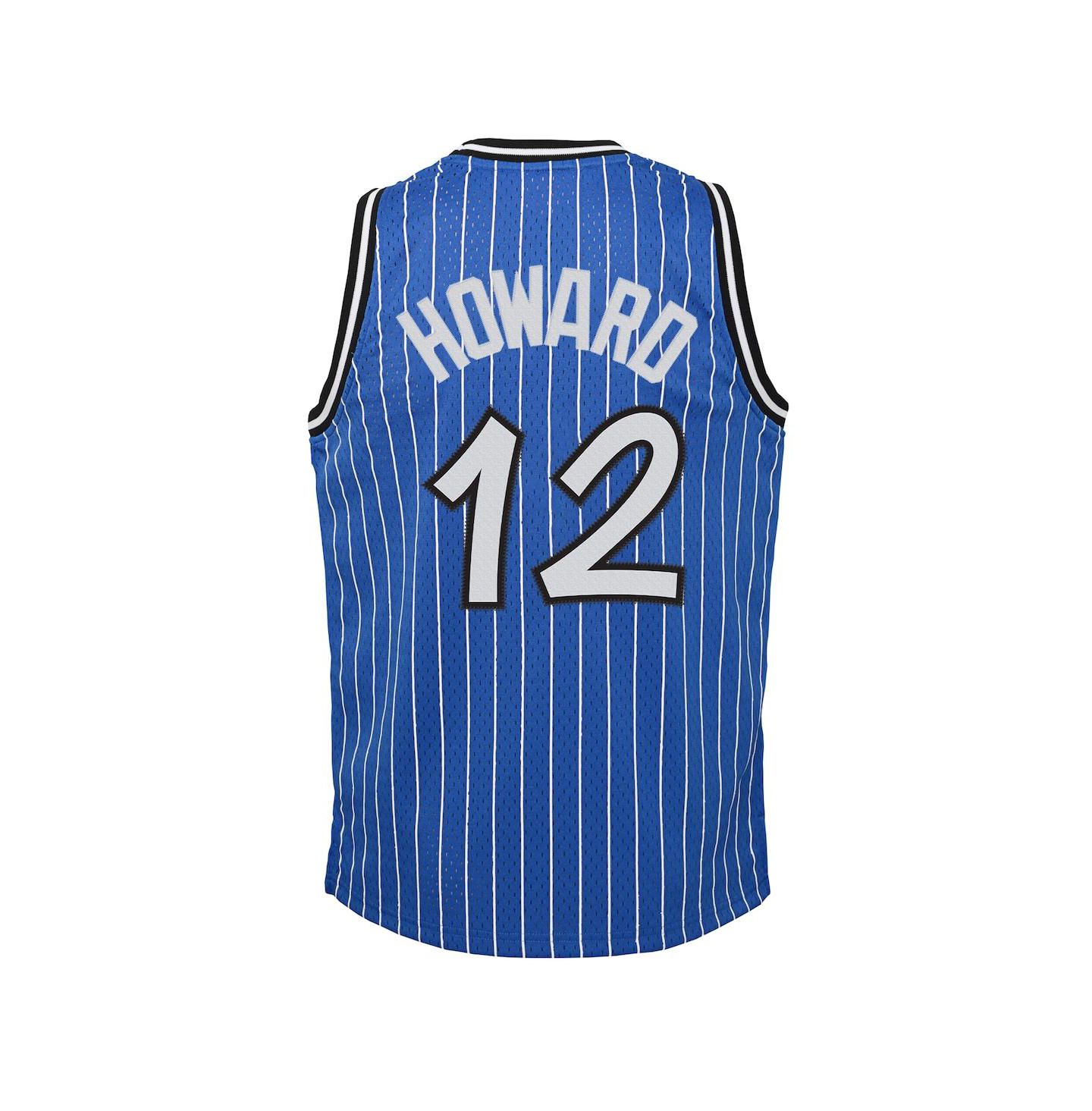 Детский топ Mitchell & Ness Dwight Howard Blue Orlando Magic 2004/05 Hardwood Classics Swingman Jersey — фото 3