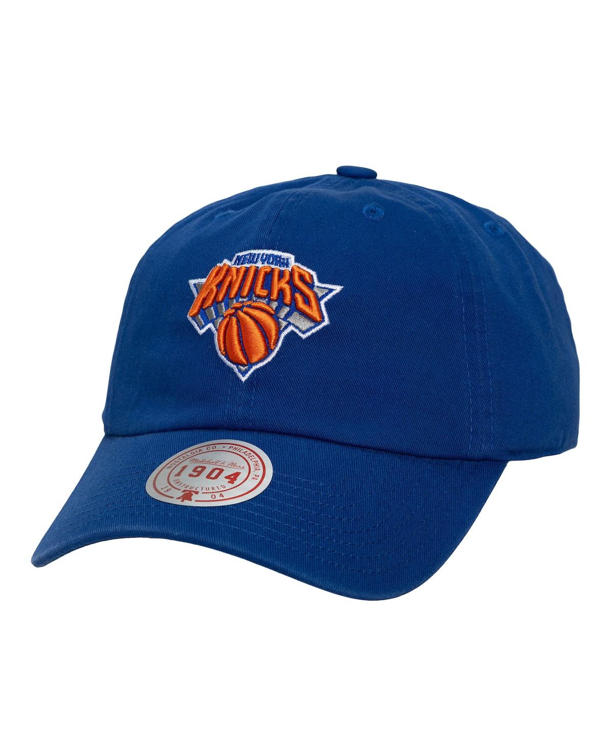 Mitchell & Ness Men's Blue New York Knicks Hardwood Classics 1904 Adjustable Hat - Blue
