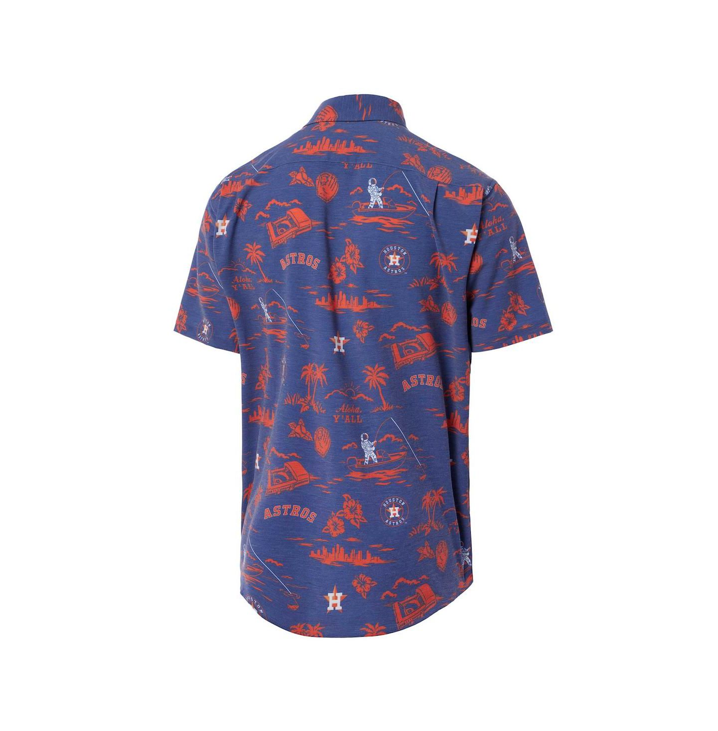 Мужская рубашка Reyn Spooner Navy Houston Astros Kekai Button-Down — фото 3