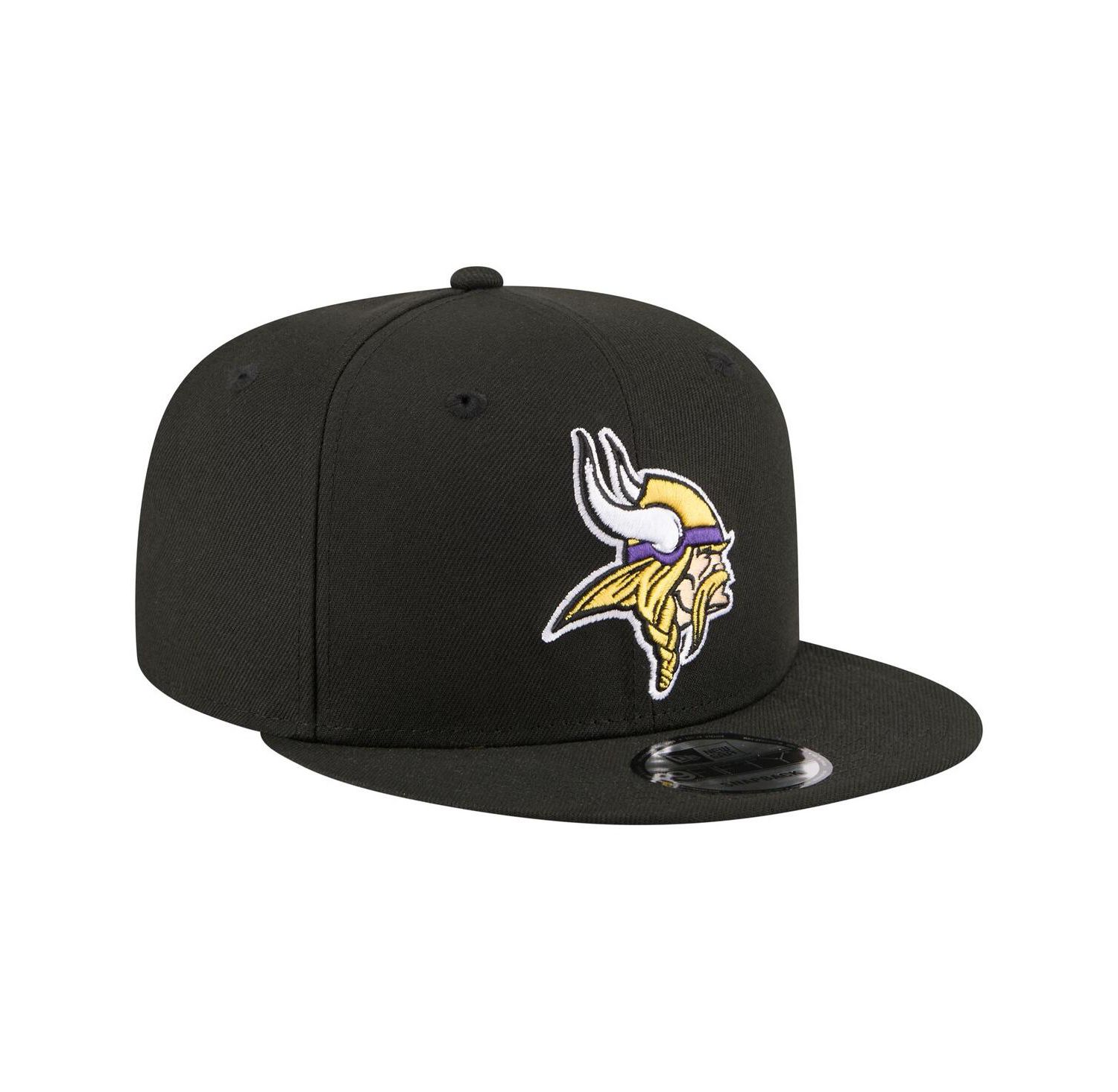 Men's Black Minnesota Vikings 9FIFTY Snapback Hat