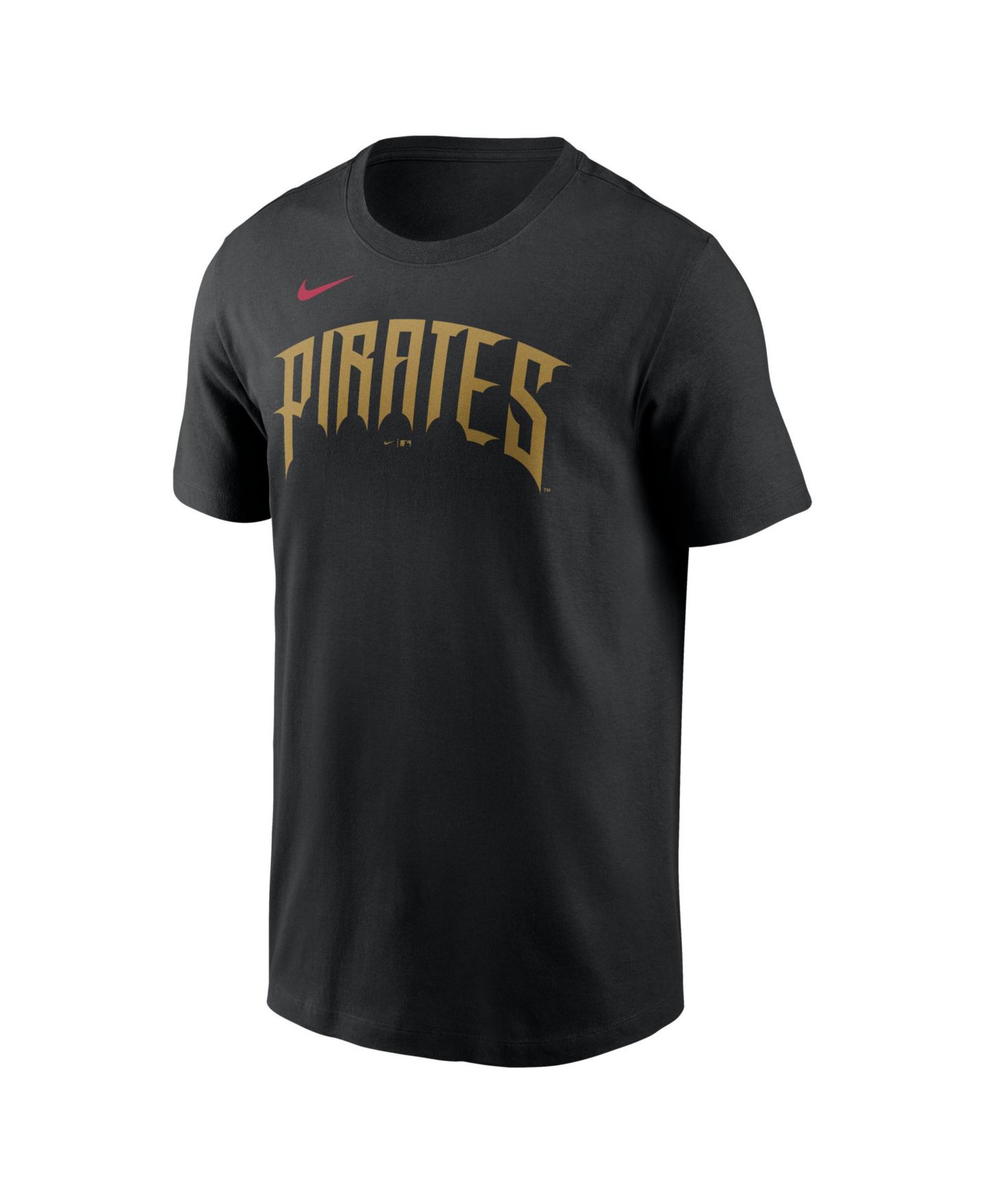 Мужская футболка Nike Paul Skenes Black Pittsburgh Pirates 2026 City Connect Name and Number — фото 2