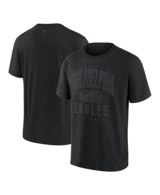 Men's Black Philadelphia Eagles Black Out Heavyweight T-Shirt