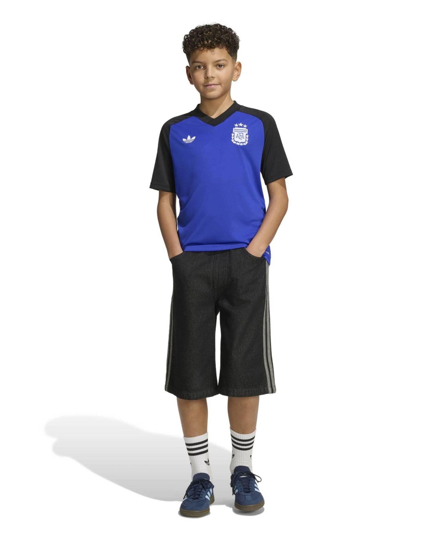 Детская предматчевая джерси adidas сборной Аргентины 2026, Blue — фото 3