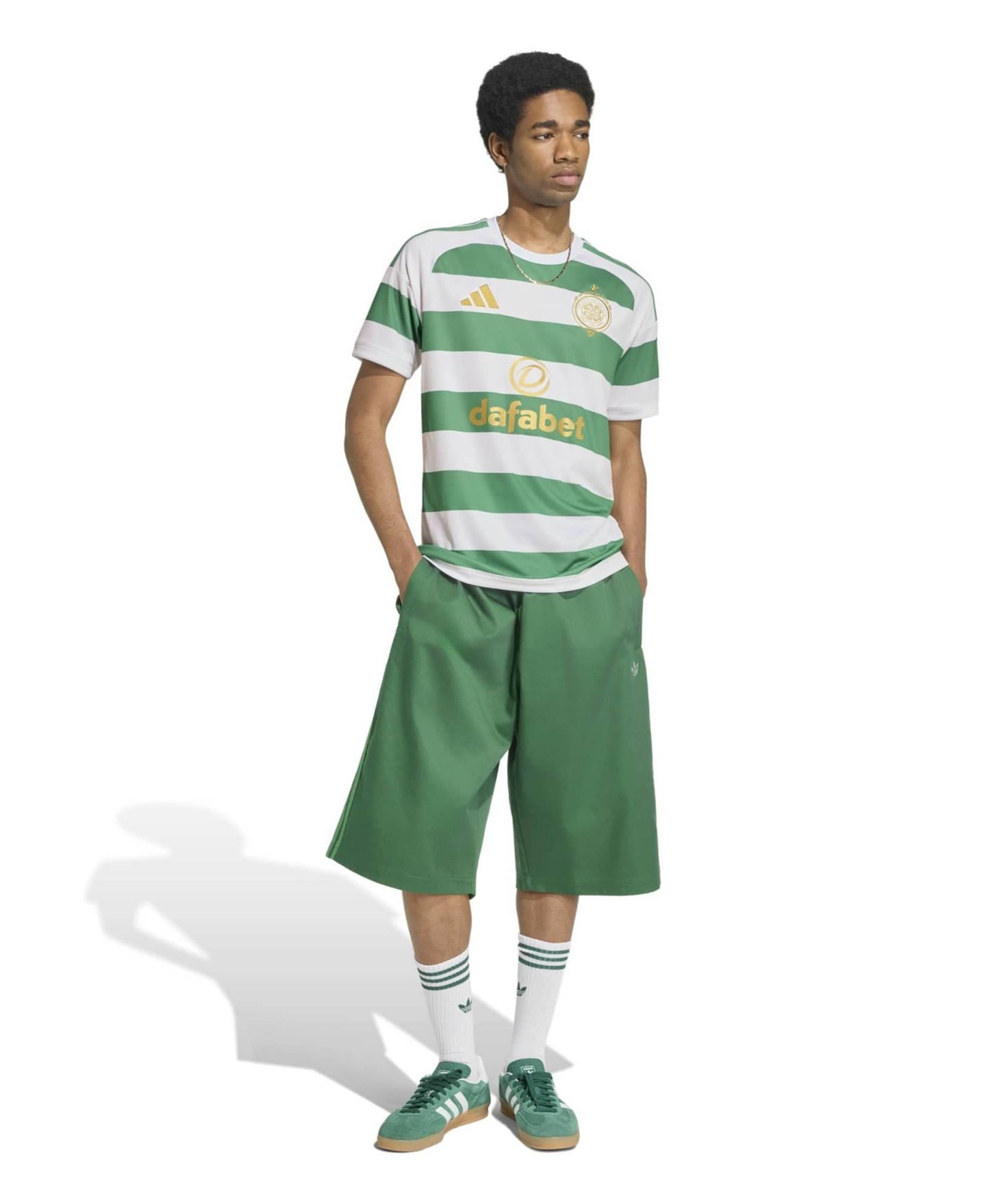 Мужской топ adidas White Celtic Home 2026/27 Replica Jersey — фото 5