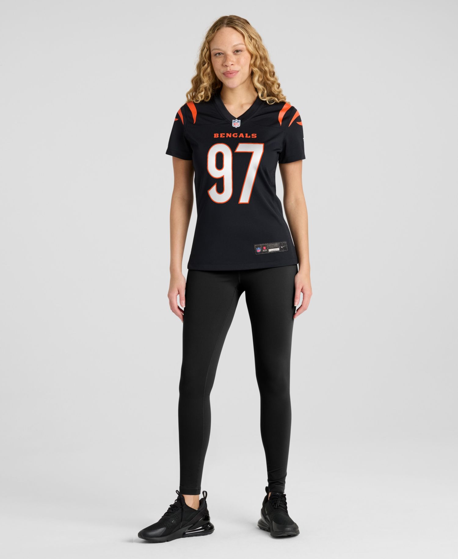 Women's Dexter Lawrence II Black Cincinnati Bengals Game Jersey