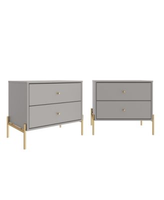 Jasper 2-Piece 2-Drawer Nightstands