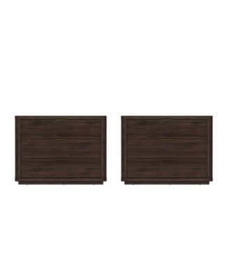 Evelyn 2-Piece 3-Drawer Nightstands
