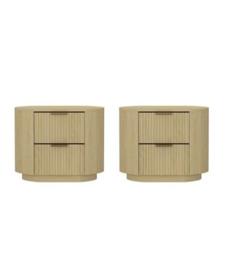 Olivia 2-Piece 2-Drawer Nightstands