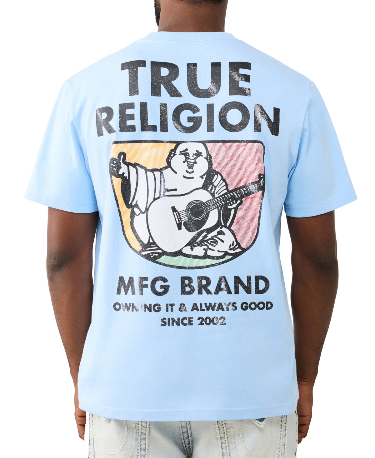 True Religion Men's graphic Short-Sleeve T-Shirts - Blue Bell