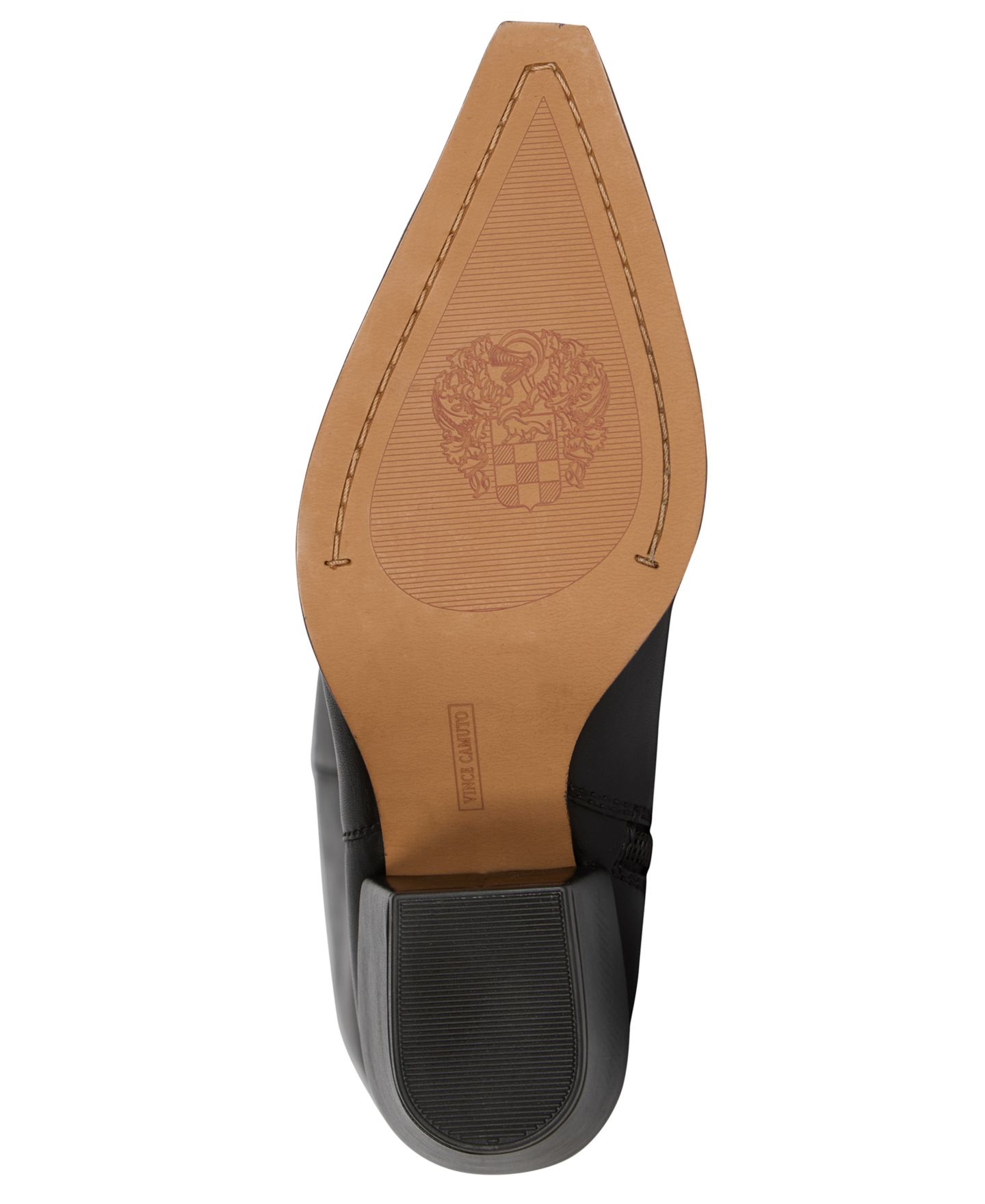 Женские ботинки Vince Camuto Pamlia Regular & Wide-Calf Knee-High Western, цвет: Чёрный — фото 5